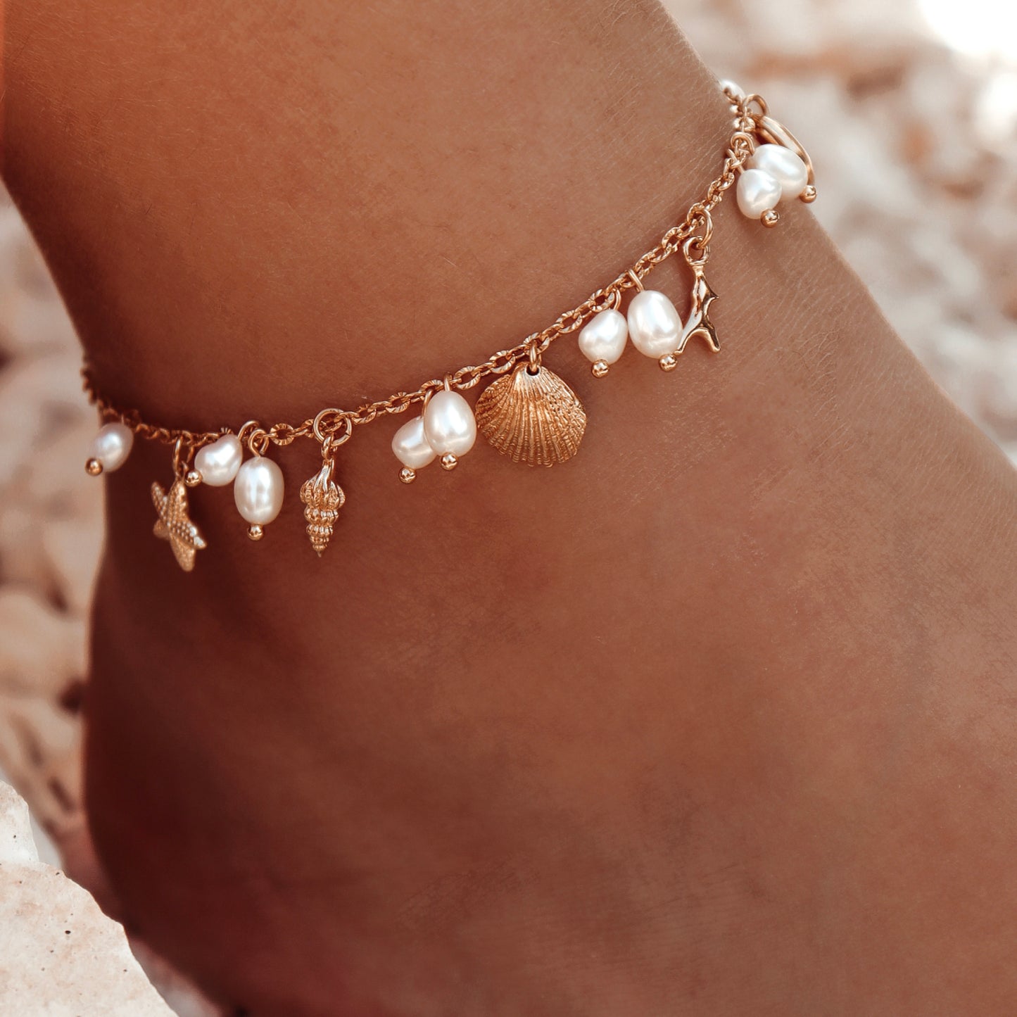 CRÉATION | Bracelet cheville Sand