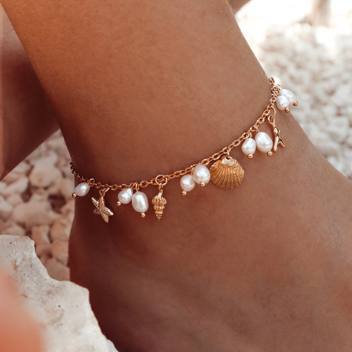 CRÉATION | Bracelet cheville Sand