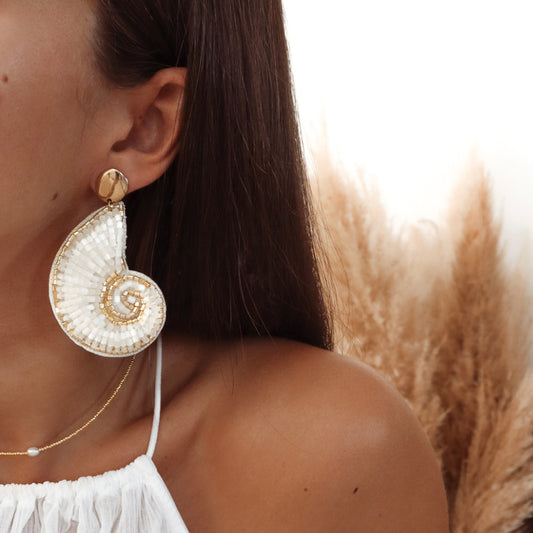 CRÉATION | Boucles d’oreilles Concha